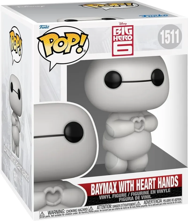 Funko Pop! - Super - Big Hero 6 Baymax with Heart Hands #1511
