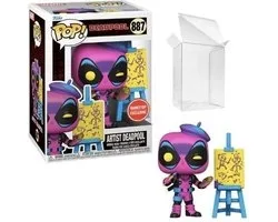 Funko Pop! - Artist Deadpool #887 Blacklight GS Exclusive [Condition: 7.5/10]