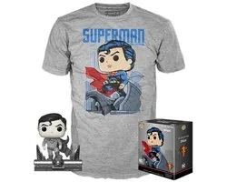 Funko Pop! - DC Comics Tee Box - Superman Deluxe Exclusive - Maat M