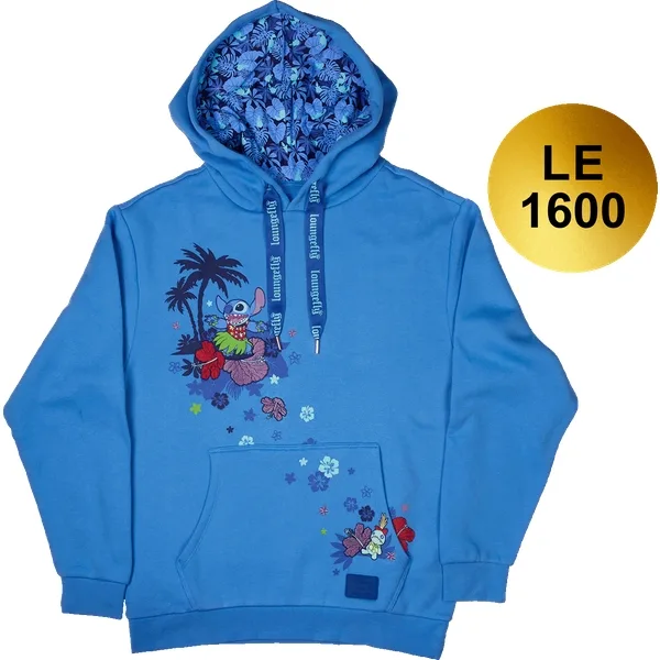 Funko Pop! - LOUNGEFLY Sdcc Stitch Floral Unisex Hoodie