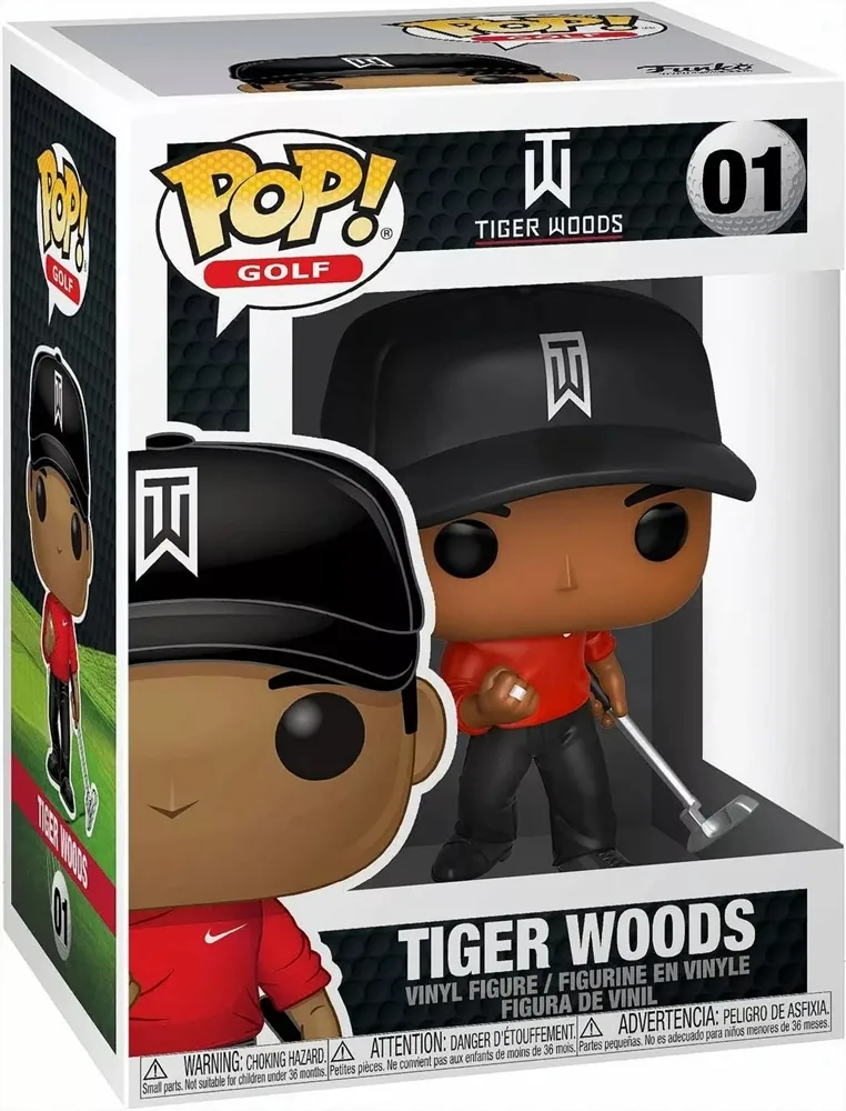 Funko Pop! - Golf Tiger Woods Red Shirt #01