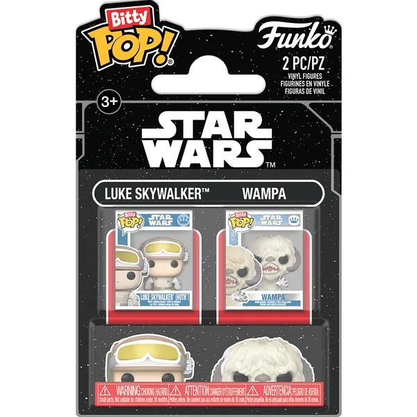 Funko Pop! - Bitty 2-Pack Luke Skywalker And Wampa