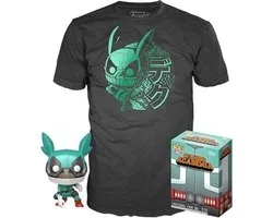 Funko Pop! - & Tee Box Deku Verzamelfiguur & T-shirt Set - S - Zwart