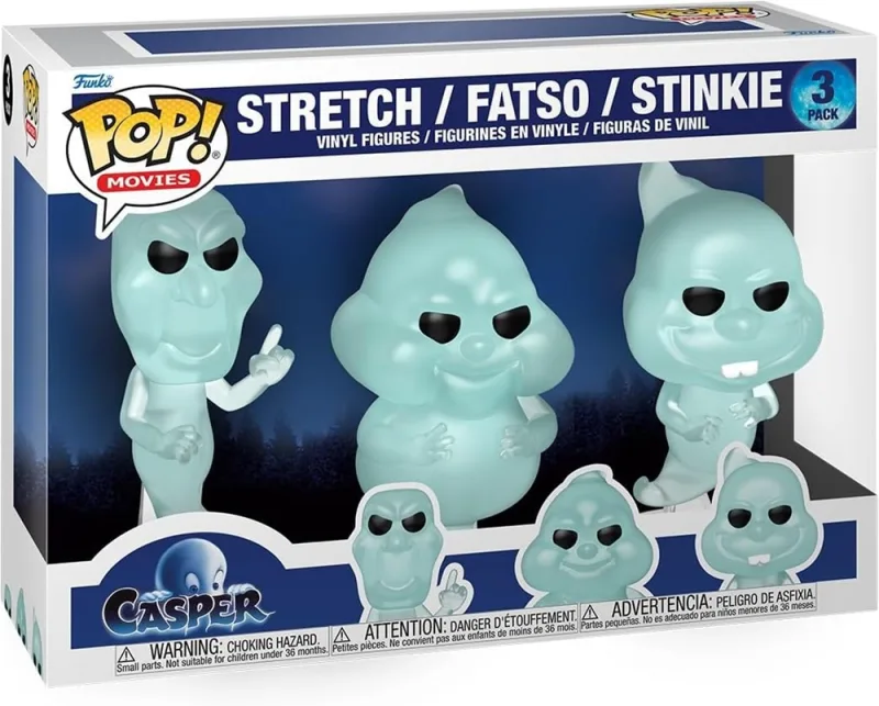 Funko Pop! - Casper 30th Anniversary - Stretch, Fatso & Stinkie (3-pack)