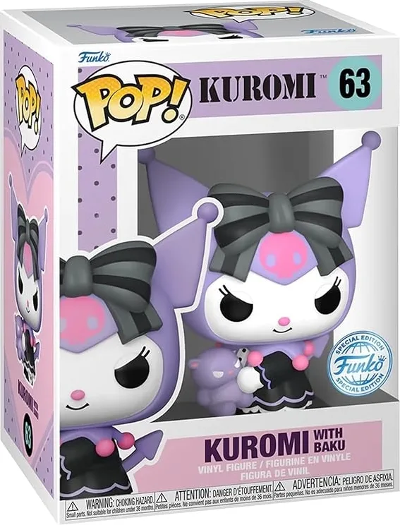 Funko Pop! - Sanrio - Kuromi with Baku #63