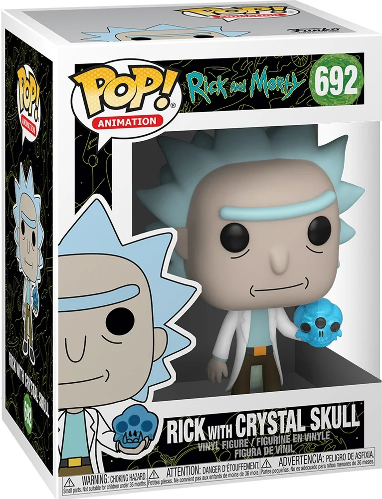 Funko Pop! - Rick & Morty - Rick (with Crystal Skull) #692