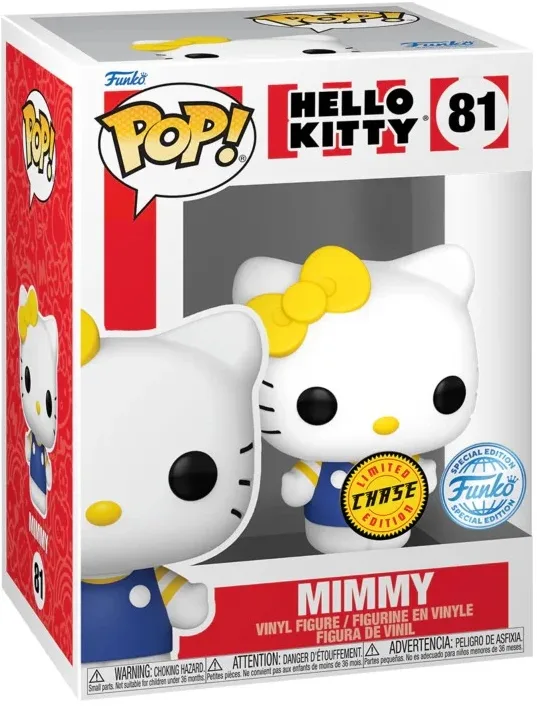 Funko Pop! - Hello Kitty with Mimmy Chase Variant #81