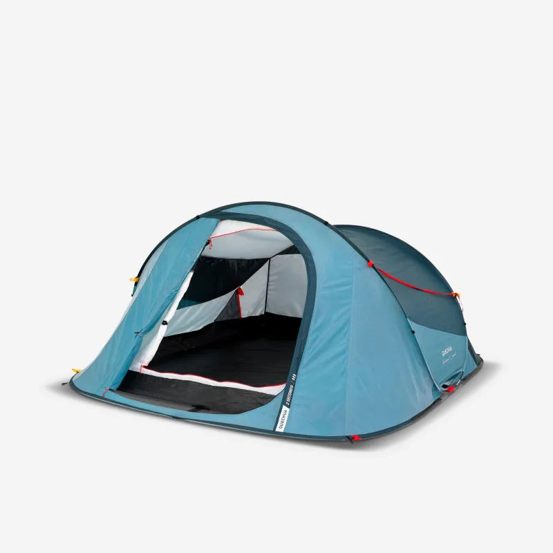 Popup tent voor 3 personen 2 seconds blauw
