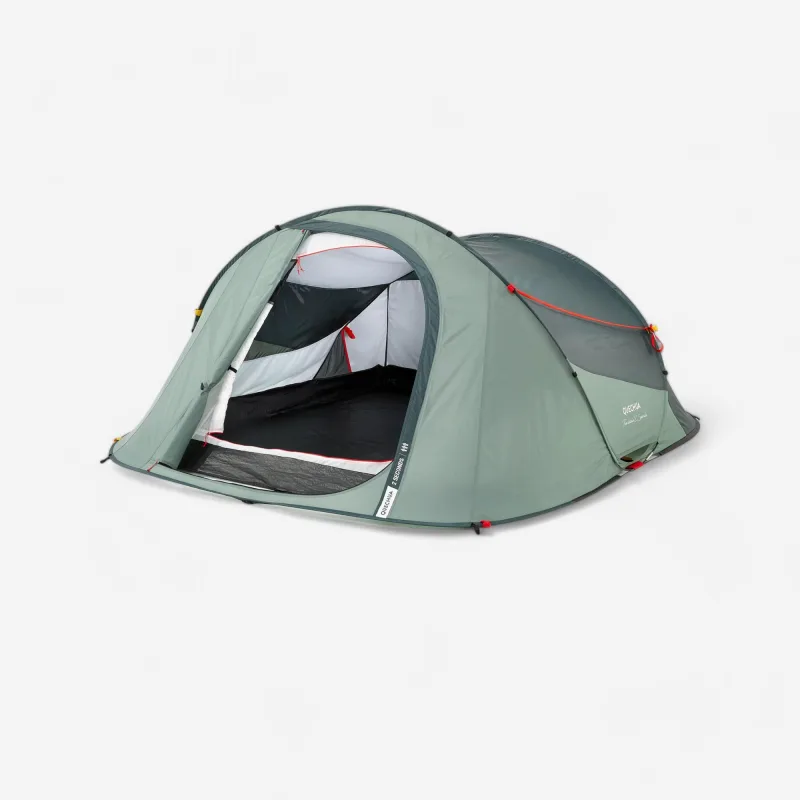 Popup tent voor 3 personen 2 seconds groen