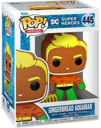 Funko Pop! - DC Super Heroes Gingerbread Aquaman #445
