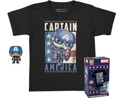 Funko Pop! - Marvel Captain America speelgoed - Pocket & Tee XL.