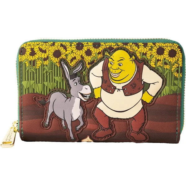 Funko Pop! - Loungefly Shrek & Donkey Sunflower Field Zip Around Wallet