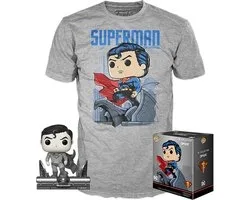 Funko Pop! - DC Comics Tee Box - Superman Deluxe Exclusive - Maat L