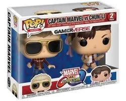 Funko Pop! - Marvel vs. Capcom Infinite - 2-Pack Captain Marvel vs Chun-Li 'Exclusive'