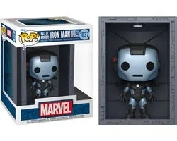 Funko Pop! - Iron Man Verzamelfiguur Marvel Deluxe Hall Of Armor Iron Man Model 11 War Machine PX Exclusive 9 cm Multicolours