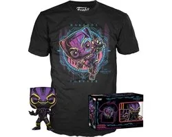 Funko Pop! - Bobble Head N° xx - Black Panther + Tee (m)