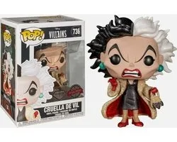 Funko Pop! - Disney Villains 736 Cruella De Vil Diamond Glitter , Special edition, Vaulted