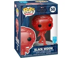 Funko Pop! - The Avengers Verzamelfiguur Marvel Artist Series Black Widow Red 9 cm Rood