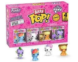 Funko Pop! - Bitty - My Little Pony - Rainbow Dash - Sweetie Belle - Applejack - Spike - 4-pack