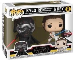Funko Pop! - Star Wars Kylo ren Supreme Leader & Rey 2-pack Exclusive