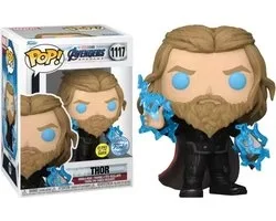 Funko Pop! - Avengers Endgame - Thor with Thunder(kans op speciale Glow in the Dark Chase editie) - Smartoys Exclusive - CONFIDENTIAL