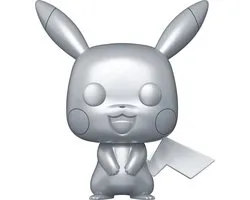 Funko Pop! - GAMES: Pikachu Silver Metallic #353 20th Anniversary Exclusive