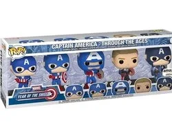 Funko Pop! - Marvel 5-Pack - Captain America through the Ages - Amazon Exclusive
