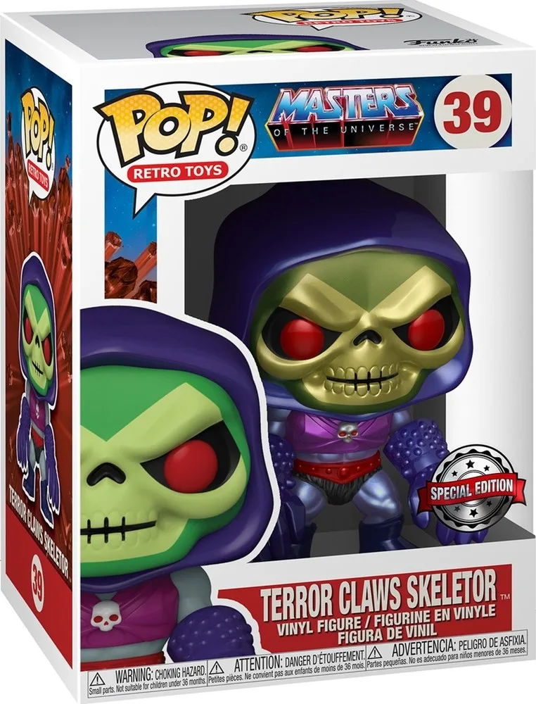 Funko Pop! - MOTU Terror Claws Skeletor (Metallic) #39