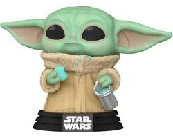Funko Pop! - Grogu met Cookie! - The Mandalorian - Baby Yoda The Child Figuur - 9cm
